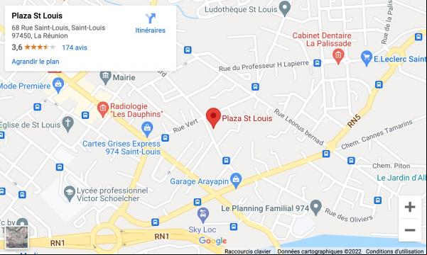 plan acces cinema lacaze saint louis