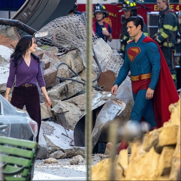David Corenswet en Superman et Rachel Brosnahan en Lois Lane