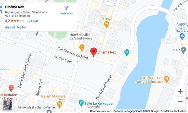 plan acces cinema le rex saint pierre
